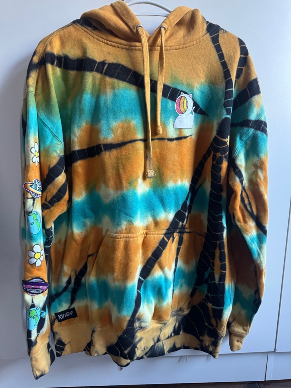 Funky Tie Dyed RIPNDIP Hoodie
